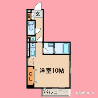 東京都葛飾区東金町3【マンション】の間取り
