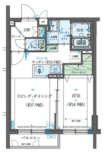 ファインクラス札幌琴似【4階】の間取り