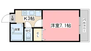 エクセレント山田【3階】の間取り