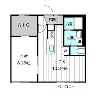 タウニーU&I (西)【2階】の間取り