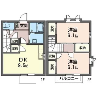 神奈川県伊勢原市東成瀬【一戸建】の間取り