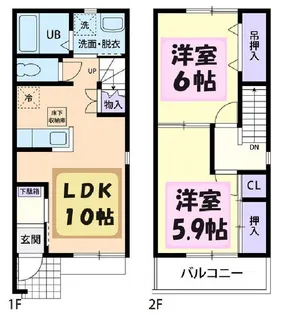 栃木県鹿沼市上石川【アパート】の間取り