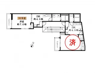 埼玉県新座市新堀3【アパート】の間取り
