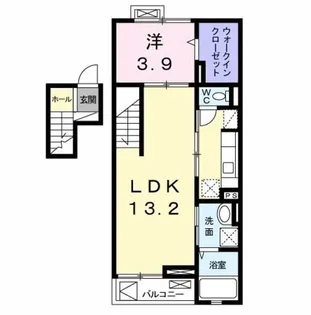 東京都八王子市越野【マンション】の間取り