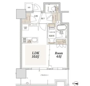 ザ・ファインタワー久屋大通【16階】の間取り
