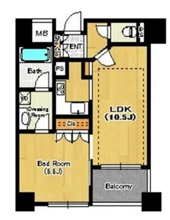 ファミールグランスイートTHE赤坂【3階】の間取り