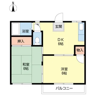 ハイツヴェラニダ【2階】の間取り