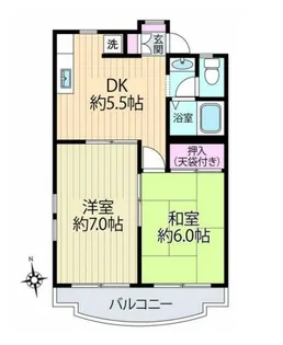 湘南槇町ヴィラ【4階】の間取り