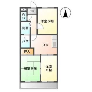 シティリバー【3階】の間取り