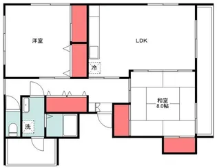 第二中村ビル【2階】の間取り
