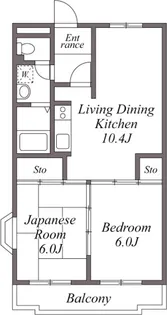 喜多見ノースコート【3階】の間取り