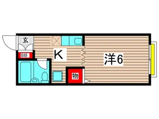 ベルコ-ポC【1階】の間取り