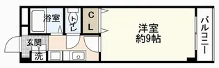 ウィンディア宮内【6階】の間取り