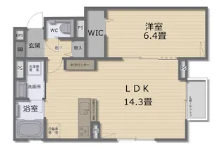 グリーンベリーフィールズ【1階】の間取り