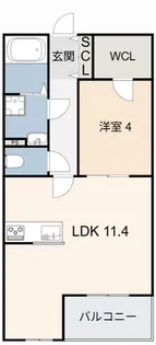 SUCCESS ONE【2階】の間取り