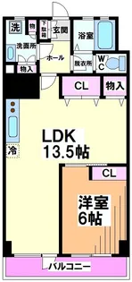 和泉台マンション【1階】の間取り