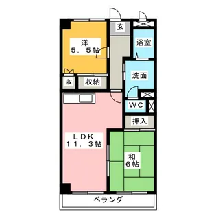 メゾン・ド・プリムール【3階】の間取り