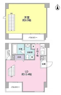 セディア恵比寿【5階】の間取り