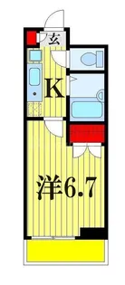 プライマル西船橋【2階】の間取り
