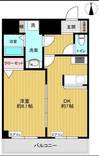 ガラ・シティ高田馬場【7階】の間取り