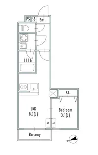 GRANPASEO船堀【4階】の間取り