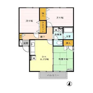 プリマベーラ【1階】の間取り