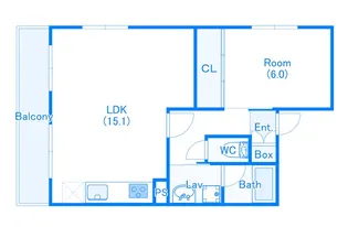 テラスレジデンス横浜妙蓮寺【2階】の間取り