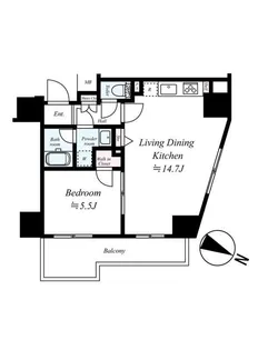 プレール・ドゥーク東京EASTV【2階】の間取り