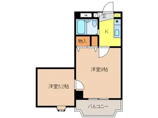 エクセル香蘭【3階】の間取り