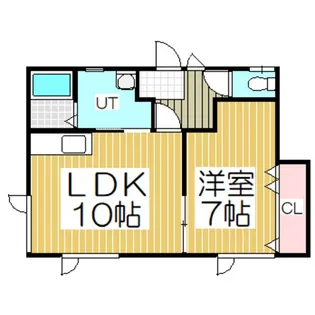 ハイツリーフ【1階】の間取り