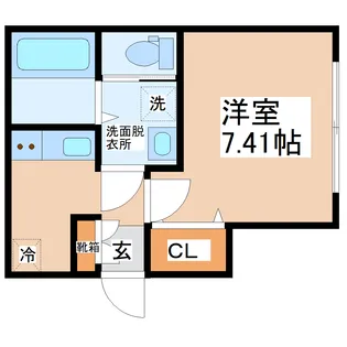 メゾン・ド・アミティ【2階】の間取り
