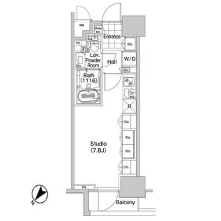 コンフォリア蒲田【10階】の間取り
