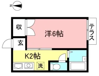 ドミールC【1階】の間取り