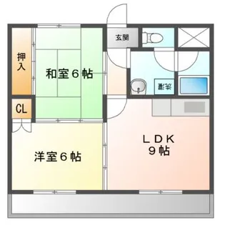 ハイシャトーエクメーネ【3階】の間取り