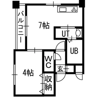 クラッセ北大通りII【3階】の間取り