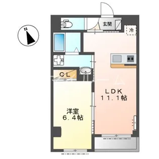 LA SEED REVE【1階】の間取り