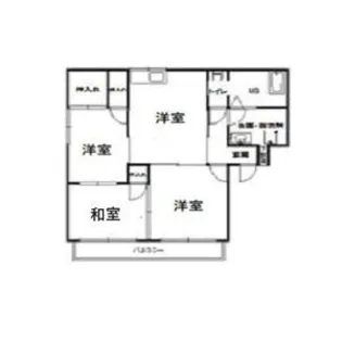 エトワール古瀧 B棟【2階】の間取り