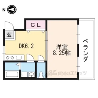 レジデンスミナミ【3階】の間取り