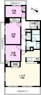 グラン・プラーザ新越谷【1階】の間取り
