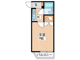 メゾンコ-ハツ【1階】の間取り