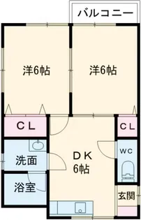 T・MコーポラスB【1階】の間取り