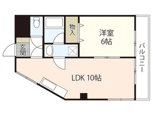 第3シモビル【9階】の間取り