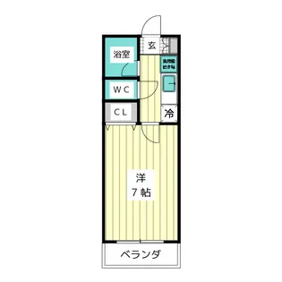 プランドール【2階】の間取り