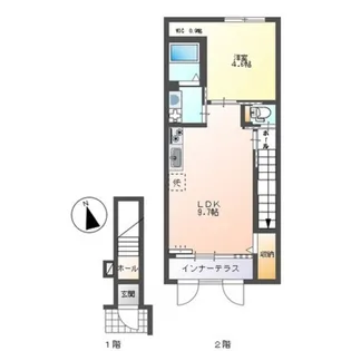 WBeC【2階】の間取り