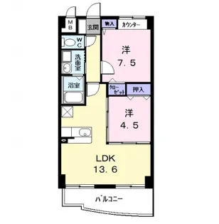 グランツ コート【1階】の間取り