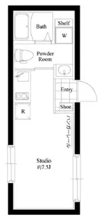 CASA FERIO【5階】の間取り