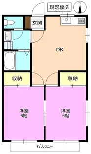 ネオコーポ北堀 A棟【2階】の間取り