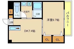 グランシャリオII【6階】の間取り