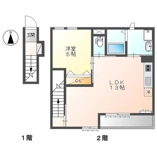 ブリーズパレス【2階】の間取り