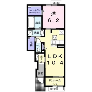 Maison・felizII【1階】の間取り